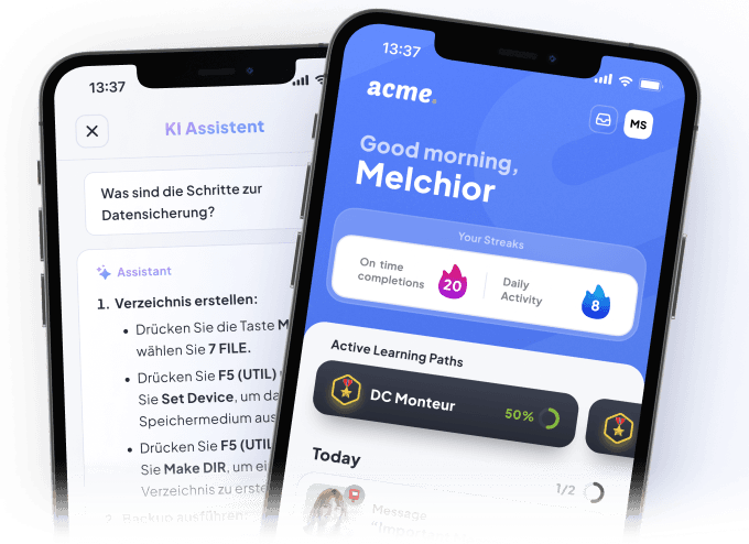 Elephant App — KI Assistent und Good morning, Melchior